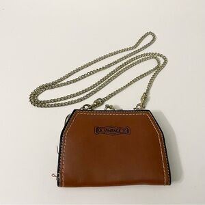 Vintage Brand Chain Strap Small Coin Purse